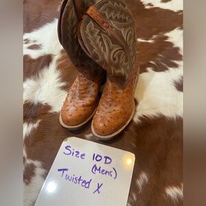 Mens Twisted X Ostrich Boots